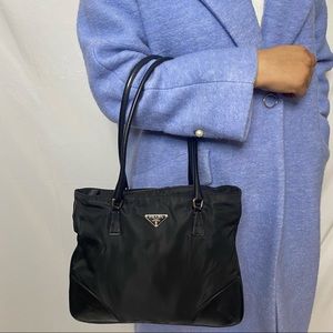 Authentic Prada Nylon Handbag w/ Authentication Card